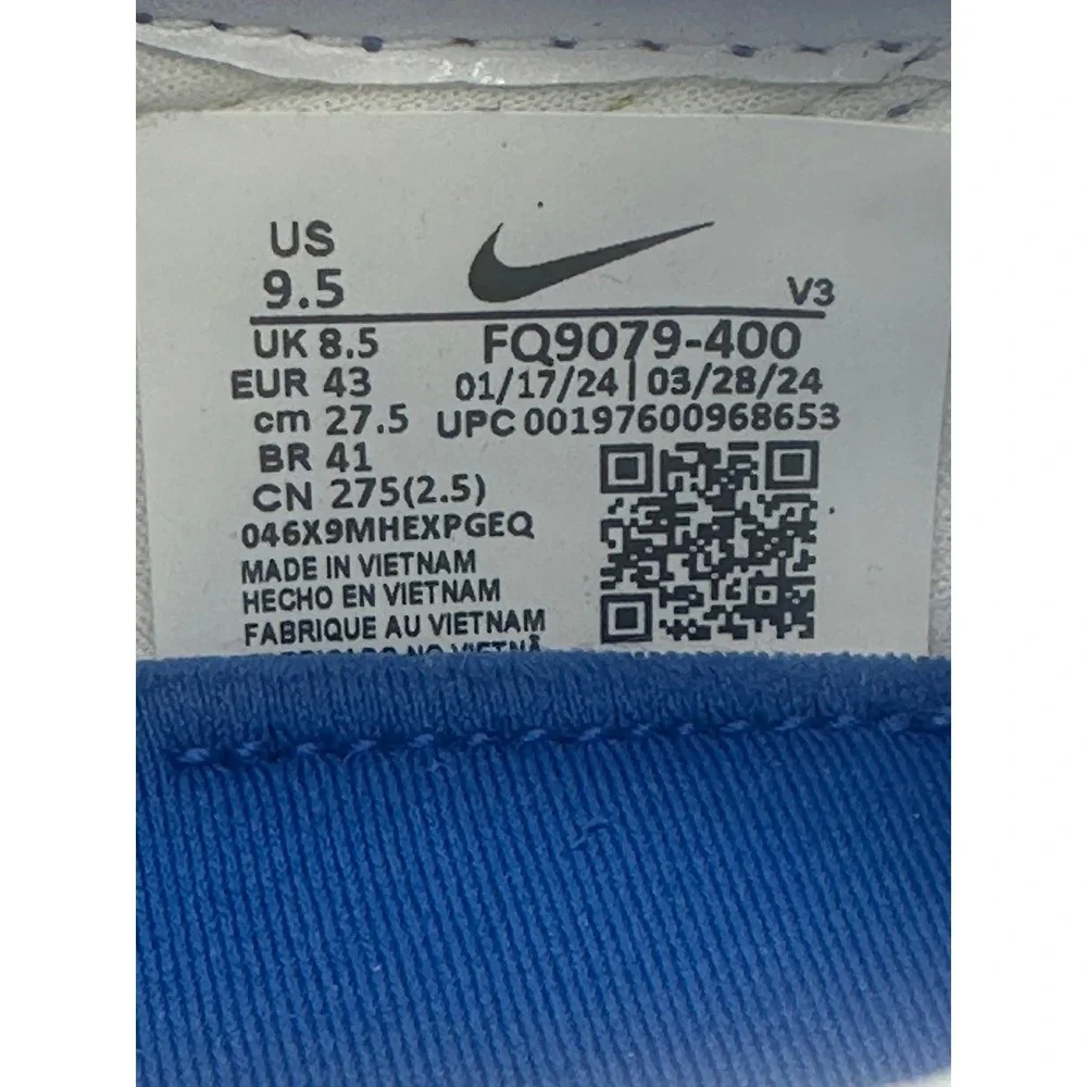 Nike LD-1000 SP Game Royal Opti Yellow Men Size 9.5 Retro FQ9079-400 Sneaker